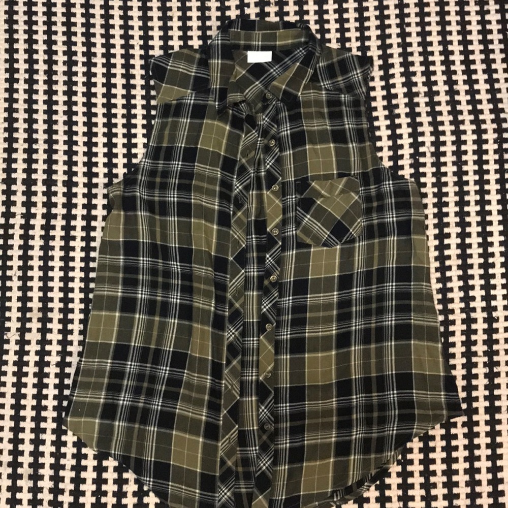 Plaid Vest Shirt